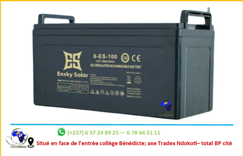 BATTERIE GEL 100Ah ESK